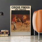 vintage lowen zirkus poster