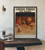 vintage lowen zirkus poster