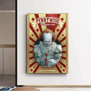 poster clown vintage pennywise 1