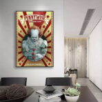 poster clown vintage pennywise 1