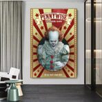 poster clown vintage pennywise 1