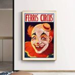 vintage clown poster 1