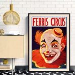 vintage clown poster 1