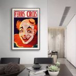 vintage clown poster 1
