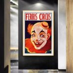 vintage clown poster 1