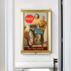 vintage kriegs coca cola poster