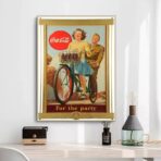 vintage kriegs coca cola poster