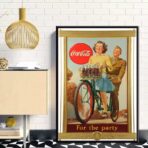 vintage kriegs coca cola poster