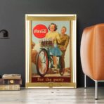 vintage kriegs coca cola poster