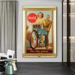 vintage kriegs coca cola poster