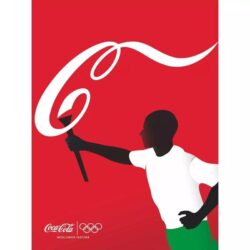 vintage coca cola poster olympische spiele