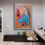 vintage frankreich cocktail poster