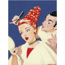 vintage friseur poster 1
