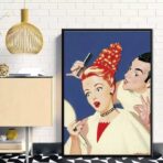 vintage friseur poster 1