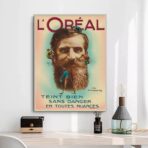 vintage frisuren poster