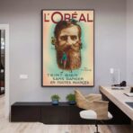vintage frisuren poster