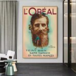 vintage frisuren poster