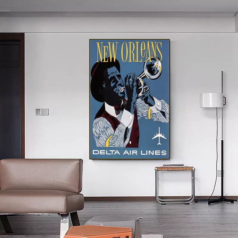 buntes jazz vintage poster