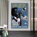 buntes jazz vintage poster