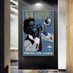 buntes jazz vintage poster