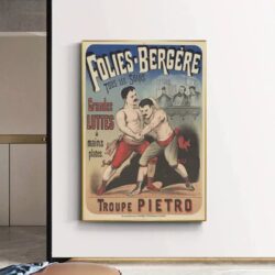 vintage kampfplakat