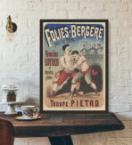 vintage kampfplakat