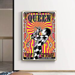 vintage rock konzert poster paris