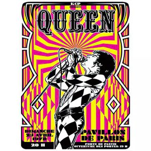 vintage rock konzert poster paris