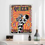 vintage rock konzert poster paris
