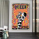 vintage rock konzert poster paris
