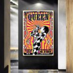 vintage rock konzert poster paris