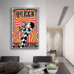 vintage rock konzert poster paris