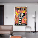 vintage rock konzert poster paris