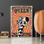 vintage rock konzert poster paris