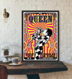 vintage rock konzert poster paris