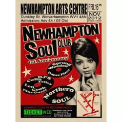 vintage soul konzertplakat