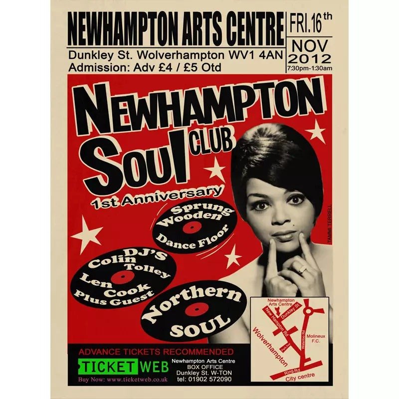 vintage soul konzertplakat vintage soul konzertplakat