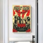 vintage rock konzertplakat
