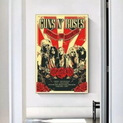 vintage rock konzertplakat