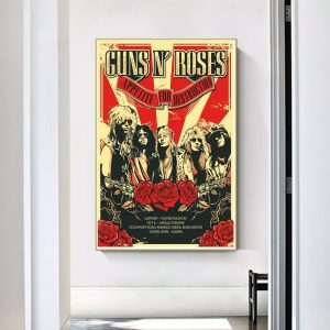 vintage rock konzertplakat