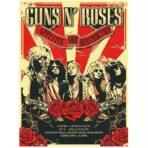 vintage rock konzertplakat
