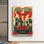 vintage rock konzertplakat