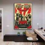 vintage rock konzertplakat
