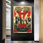 vintage rock konzertplakat