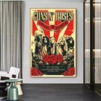 vintage rock konzertplakat