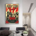 vintage rock konzertplakat