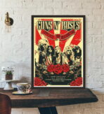 vintage rock konzertplakat
