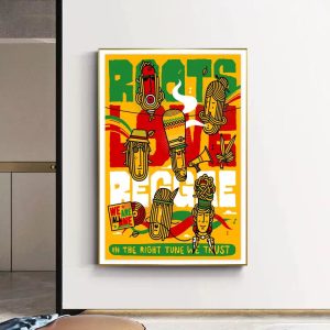 vintage reggae konzertplakat