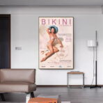 vintage miss bikini wettbewerbsplakat