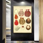 vintage muschel poster